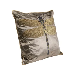 KARE Design Coussin Libellule 40x40cm Marron ^ Coussin & Plaid