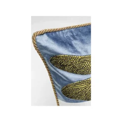 KARE Design Coussin Libellules 50x30cm Blanc Et Bleu ^ Coussin & Plaid