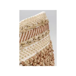 KARE Design Coussin Loop Melange Marron ^ Coussin & Plaid