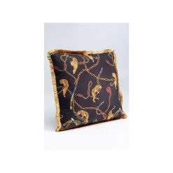 KARE Design Coussin Noir Tigres Et Chaînes ^ Coussin & Plaid
