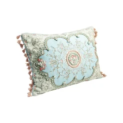 KARE Design Coussin Orient Bleu ^ Coussin & Plaid