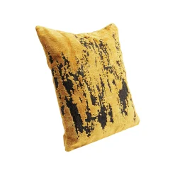 KARE Design Coussin Silja Ocre Et Noir ^ Coussin & Plaid