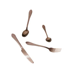 KARE Design Couverts Cucina 16 Pièces Cuivre ^ Vaisselle