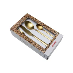 KARE Design Couverts Gloria 16 Pièces Dorés ^ Vaisselle
