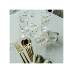 KARE Design Couverts Gloria 16 Pièces Dorés ^ Vaisselle