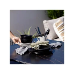 KARE Design Couverts Gloria 16 Pièces Noirs ^ Vaisselle