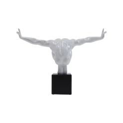 KARE Design Déco Athlet 43cm Blanc ^ Déco