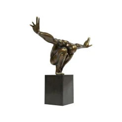 KARE Design Déco Athlet 75cm Bronze ^ Déco