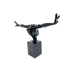 KARE Design Déco Athlet 75cm Noir ^ Déco