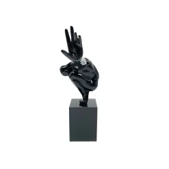 KARE Design Déco Athlet 75cm Noir ^ Déco