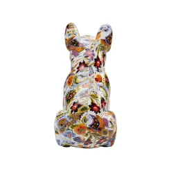 KARE Design Déco Bouledogue Fleurs ^ Déco