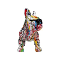 KARE Design Déco Bouledogue Graffiti Lunettes ^ Déco