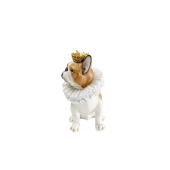 KARE Design Déco Bouledogue Marron Roi ^ Déco