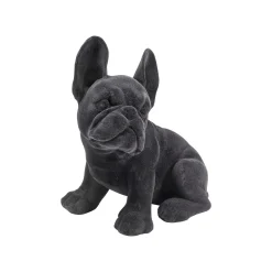 KARE Design Déco Bouledogue Noir ^ Déco