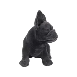 KARE Design Déco Bouledogue Noir ^ Déco