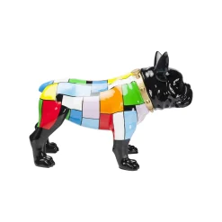 KARE Design Déco Bouledogue Noir Pop Art ^ Déco