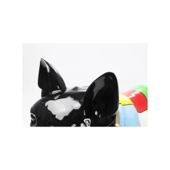 KARE Design Déco Bouledogue Noir Pop Art ^ Déco