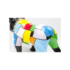 KARE Design Déco Bouledogue Noir Pop Art ^ Déco