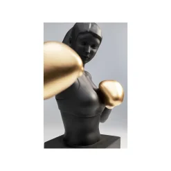 KARE Design Déco Boxeuse Noire 40cm ^ Déco