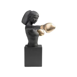 KARE Design Déco Boxeuse Noire 40cm ^ Déco