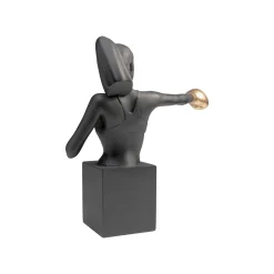 KARE Design Déco Boxeuse Noire 40cm ^ Déco