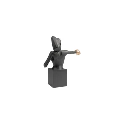 KARE Design Déco Boxeuse Noire 68cm ^ Déco