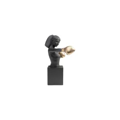 KARE Design Déco Boxeuse Noire 68cm ^ Déco