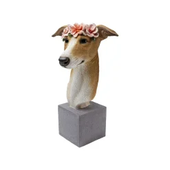 KARE Design Déco Buste Chien Lévrier ^ Déco