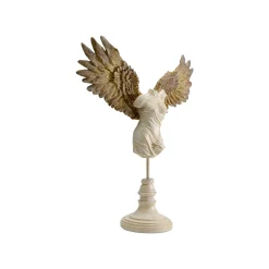 KARE Design Déco Buste Femme Ailes Bronze 42cm ^ Déco