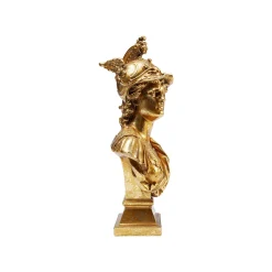KARE Design Déco Buste Guerrier Antique Doré ^ Déco