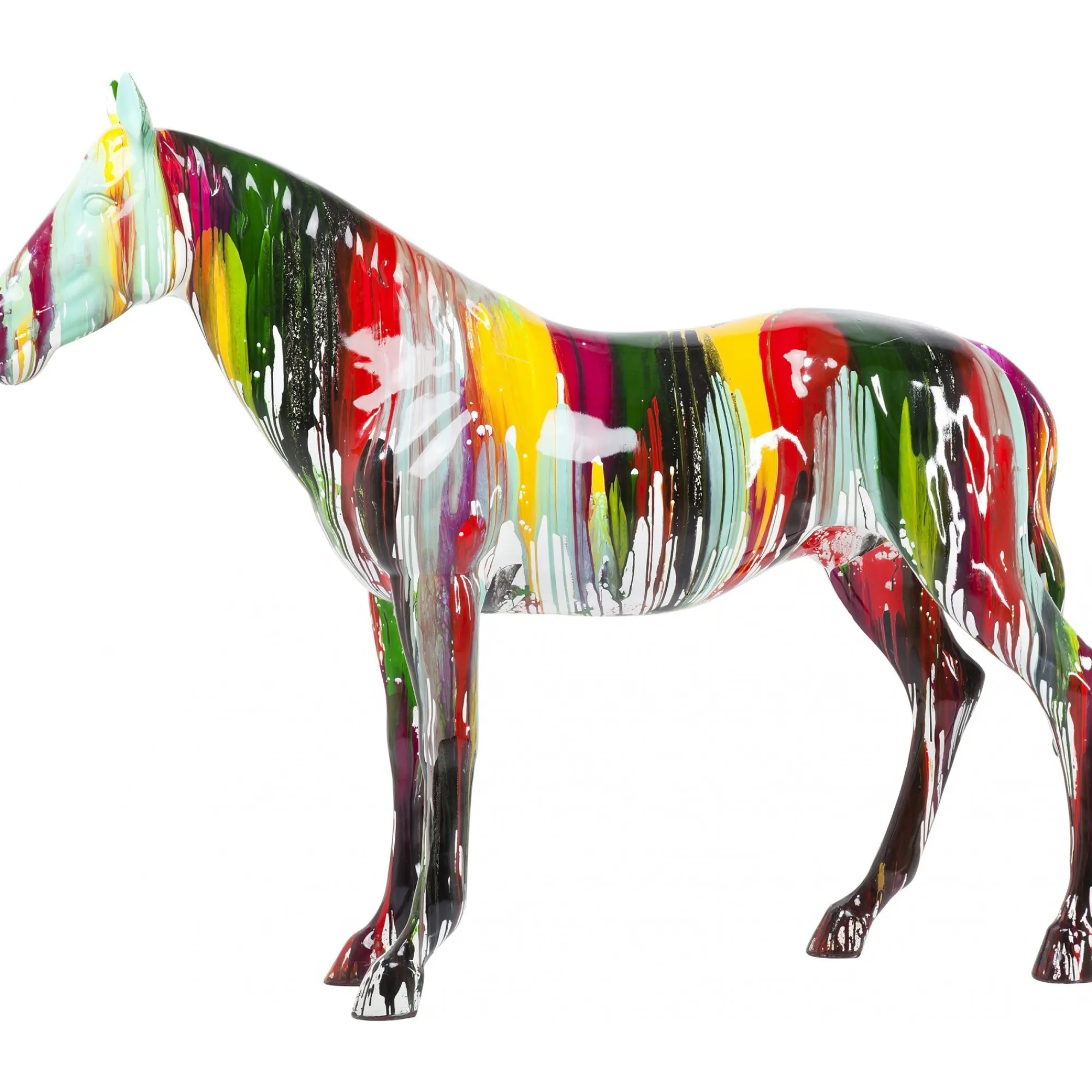 KARE Design Déco Cheval Multicolore XXL ^ Déco
