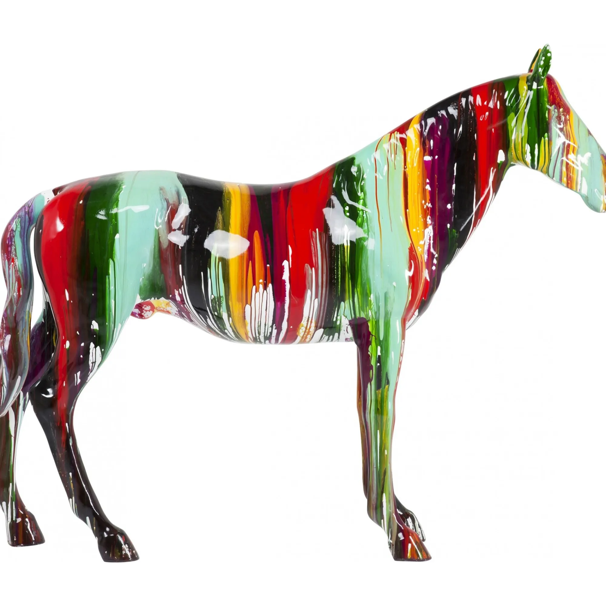 KARE Design Déco Cheval Multicolore XXL ^ Déco