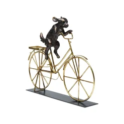 KARE Design Déco Chien à Vélo ^ Déco