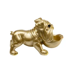 KARE Design Déco Chien Affamé Doré ^ Déco