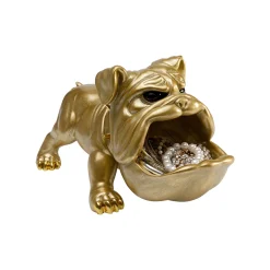 KARE Design Déco Chien Affamé Doré ^ Déco