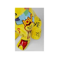 KARE Design Déco Chien Jaune Graffiti XL ^ Déco