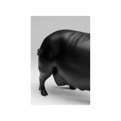 KARE Design Déco Cochon Noir Ailes Dorées ^ Déco