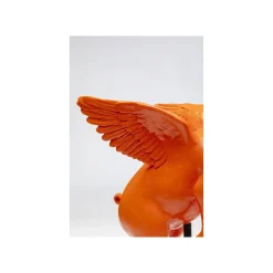 KARE Design Déco Cochon Volant Orange ^ Déco