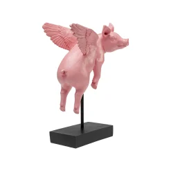 KARE Design Déco Cochon Volant Rose ^ Déco