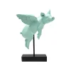 KARE Design Déco Cochon Volant Vert ^ Déco