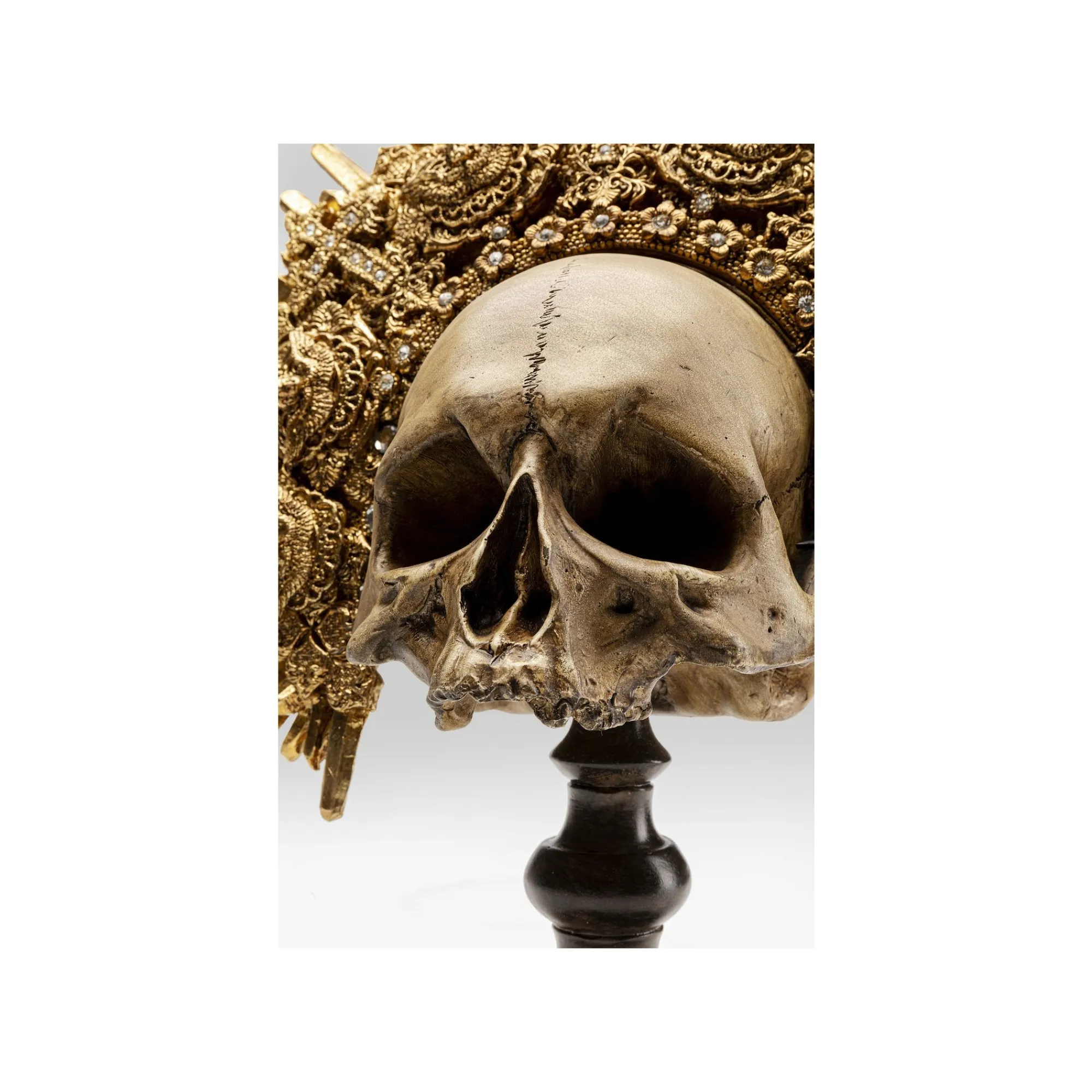 KARE Design Déco Crâne Couronne ^ Déco