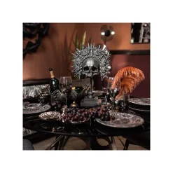 KARE Design Déco Crâne Couronne Noir ^ Déco