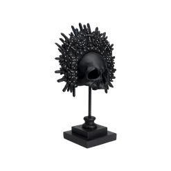 KARE Design Déco Crâne Couronne Noir ^ Déco