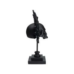 KARE Design Déco Crâne Couronne Noir ^ Déco
