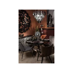 KARE Design Déco Crâne Couronne Noir ^ Déco