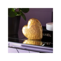 KARE Design Déco Cœur Doré ^ Déco