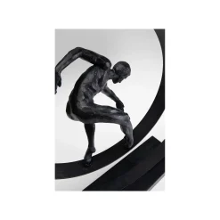 KARE Design Déco Danseur Anneaux Noir 45cm ^ Déco