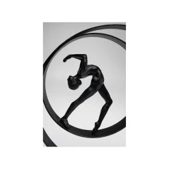 KARE Design Déco Danseuse Anneaux Noir 50cm ^ Déco