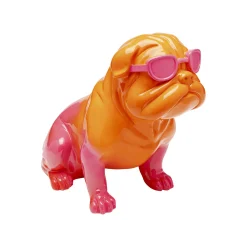 KARE Design Déco Fashion Bouledogue Rose 37cm ^ Déco