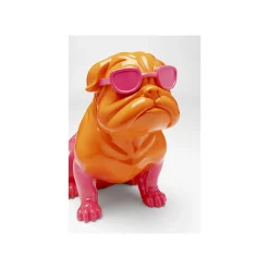 KARE Design Déco Fashion Bouledogue Rose 37cm ^ Déco